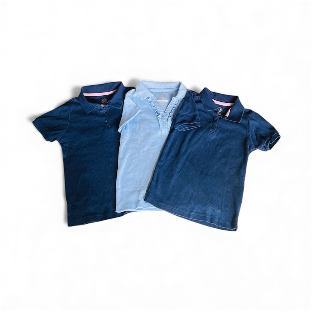 Wonder Nation 3 Polo Bundle - Size XS (4-5)